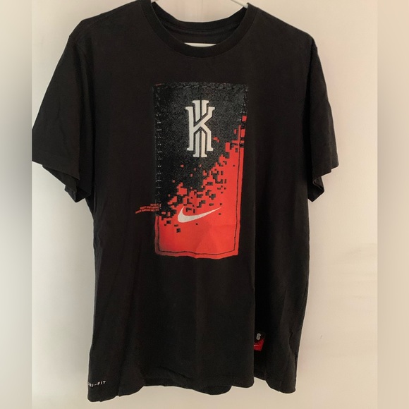 Men’s Nike Tee shirt black large Kyrie Irving - Picture 1 of 9